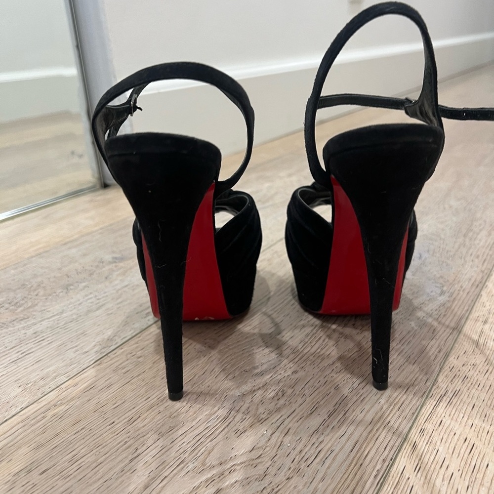 Christian Louboutin Ionescadiva 150 VEAU VELOURS in Black - Picture 6 of 14